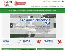Tablet Screenshot of expert-asig.ro